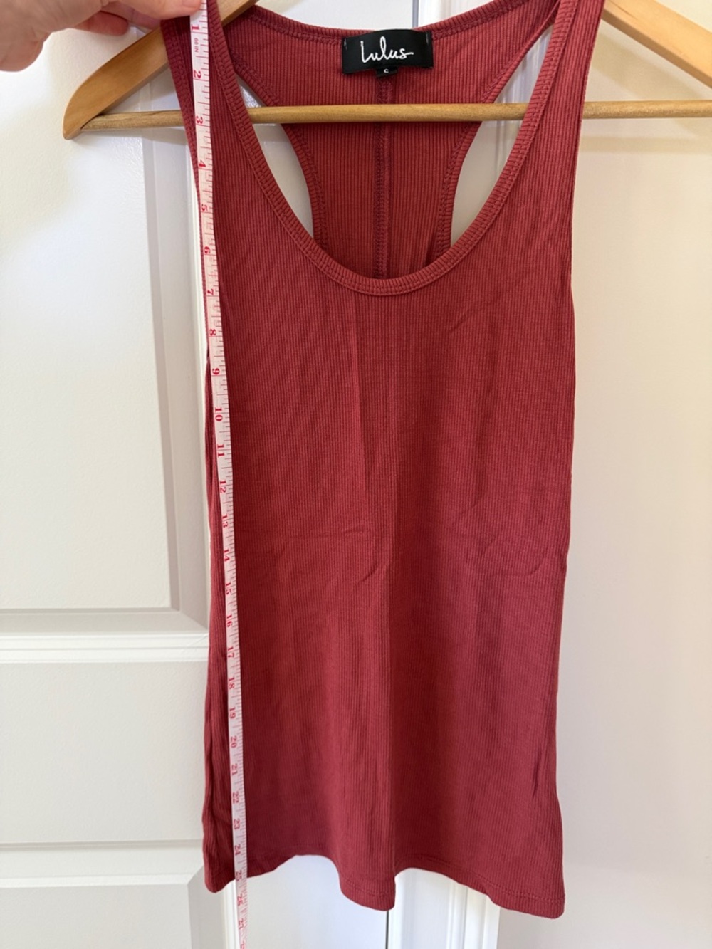 Lulu's Ribbed race back Tank size S - Picture 5 of 7